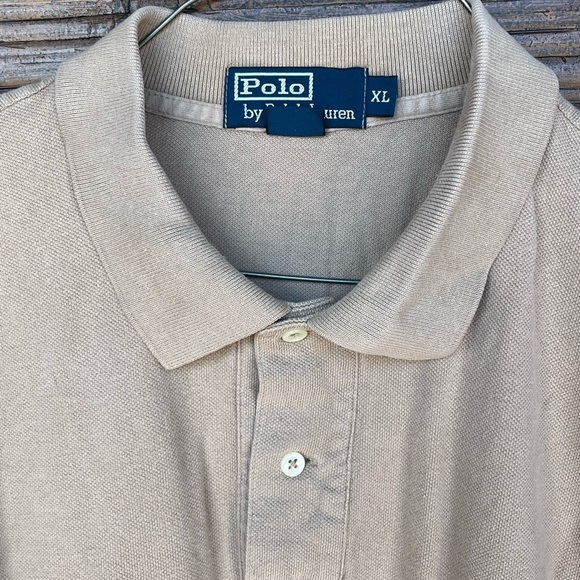 Polo Beige Short Sleeve Top XL - Picture 4 of 4